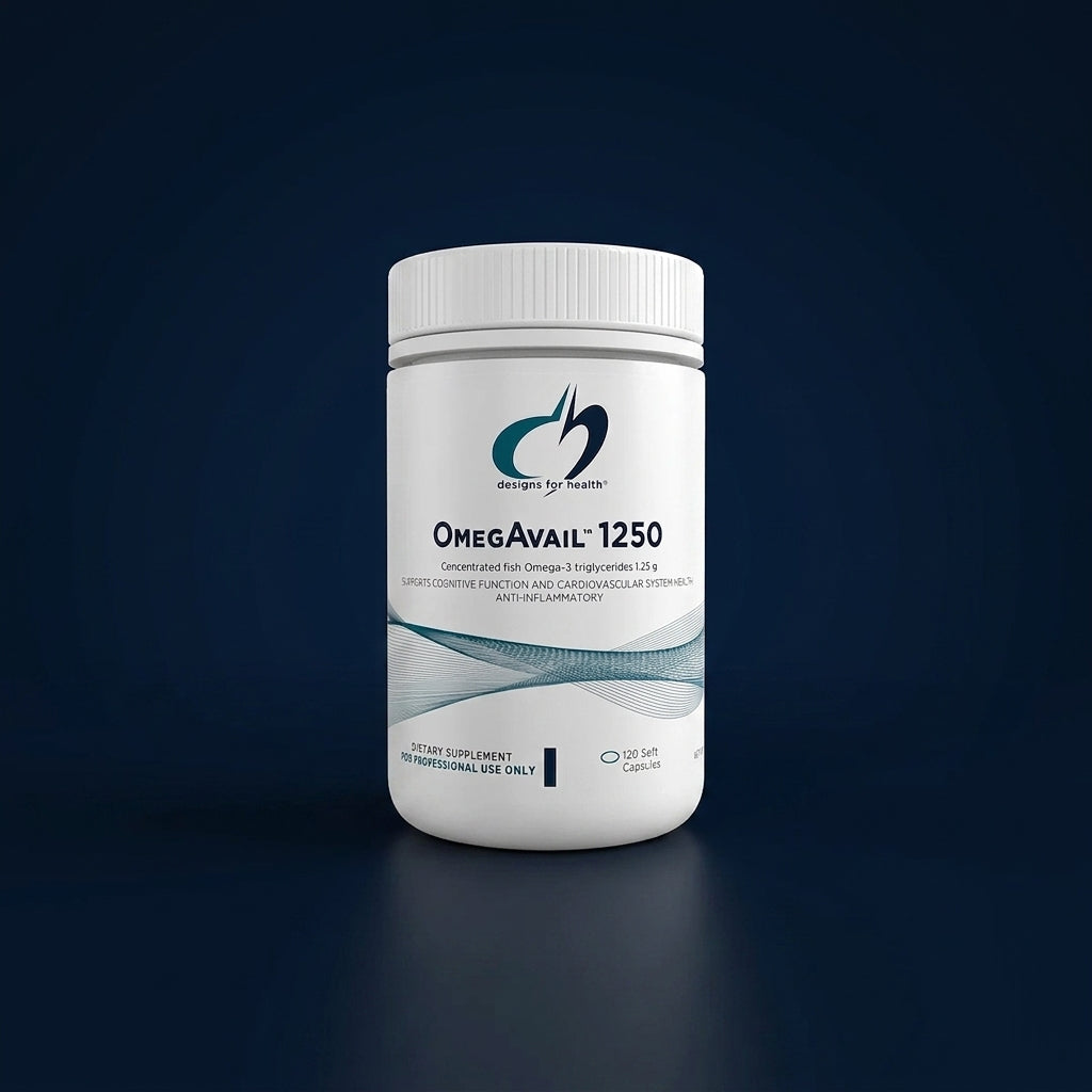 OmegAvail TG1250 — High-Potency Omega-3 — Designs for Health