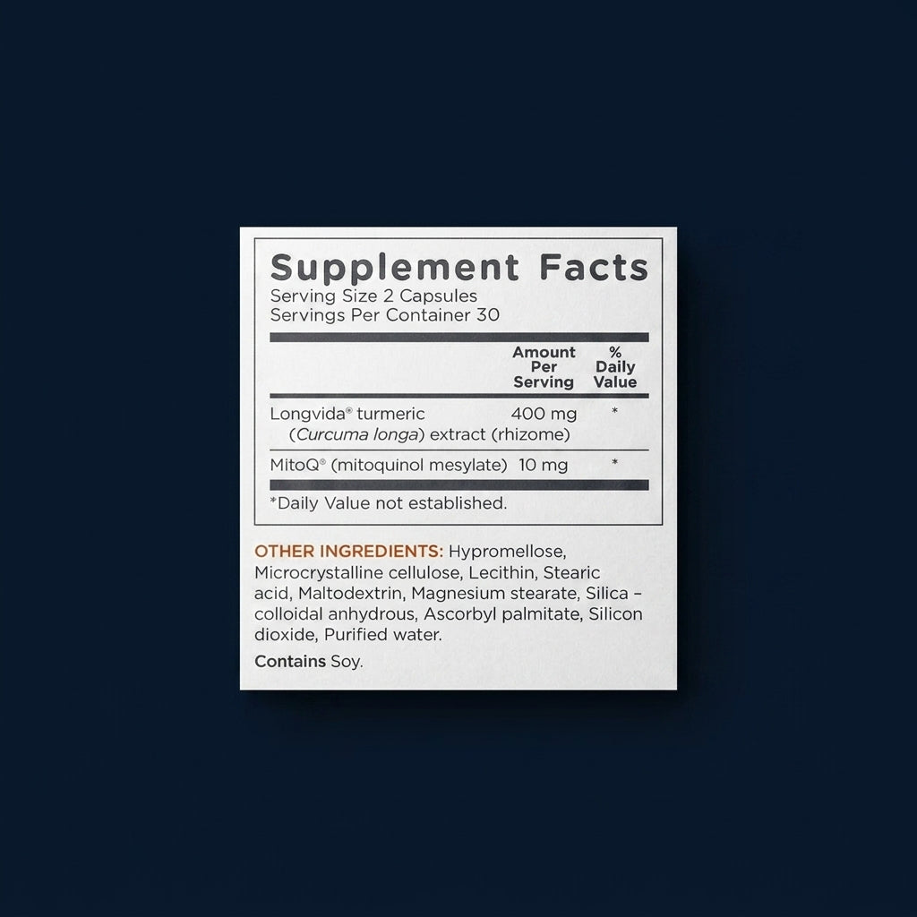MitoQ + Curcumin, MitoQ