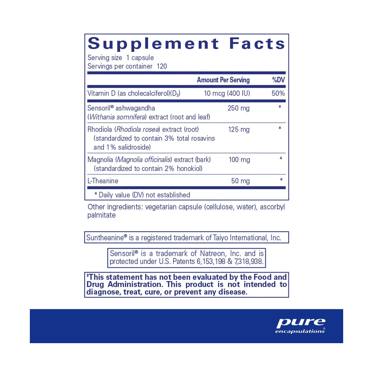 Cortisol Calm, Pure Encapsulations