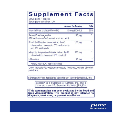 Cortisol Calm, Pure Encapsulations