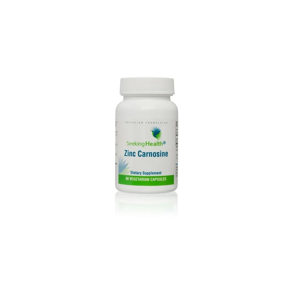 Seeking Health Zinc Carnosine 60-capsule front label